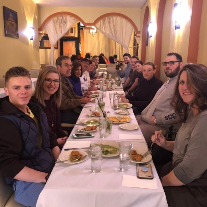 Group of diners on private food tour in Los Angeles, California