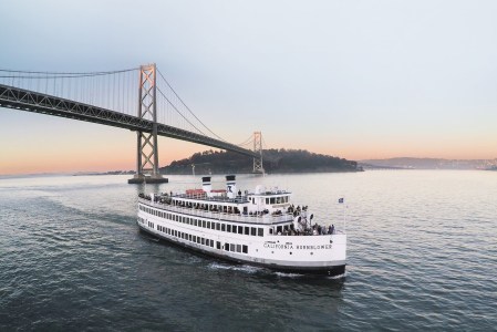 Set sail on a boat around the SF harbor