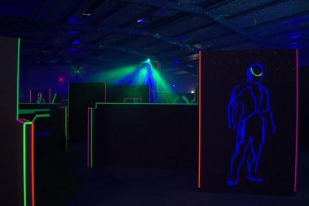 Play lazer tag with your team