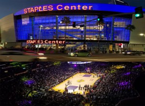 The Staples Center Arena where fans can enjoy a game