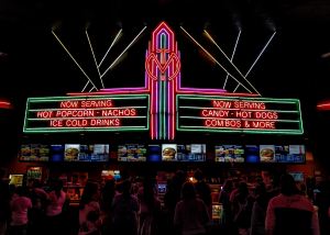 A movie theater