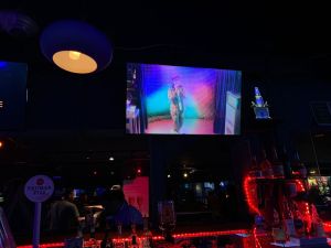 a karoake bar