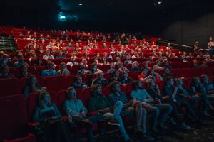 people in a movie theater