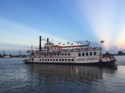 a steamboat meant for sightseeing around New Orleans