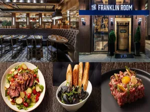 a plate of food on a table