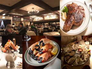 a plate of food on a table