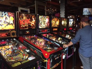a man standing in front of a store