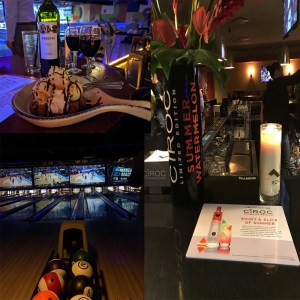 snapshots of a bowling alley 