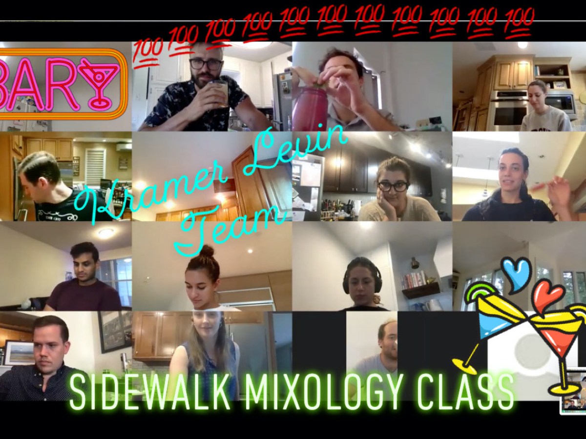 a screen shot of a group of people posing for a photo