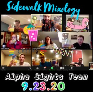 a screen shot of a group of people posing for a photo