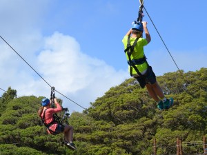 Ziplining