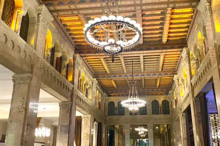 a store inside of a building