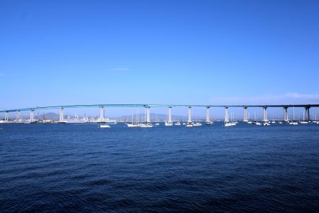 a bridge over a body of water