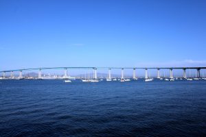 a bridge over a body of water