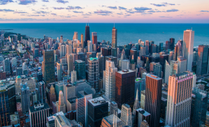 The view of Chicago from the John Hancock Center