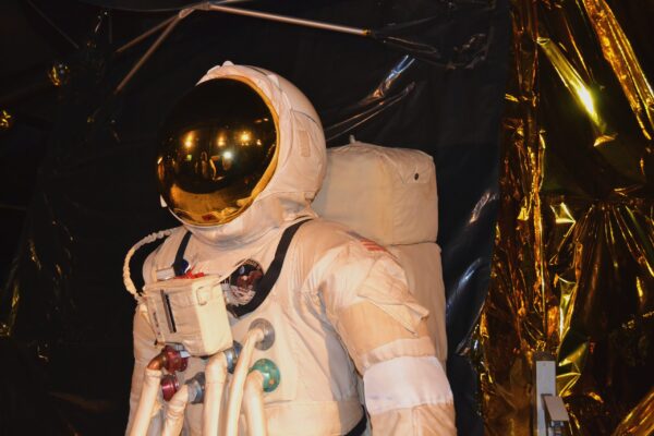 astronaut suit at a science museum