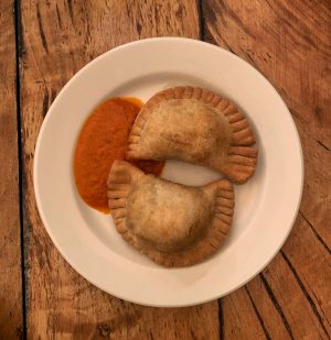 empanadas on a plate