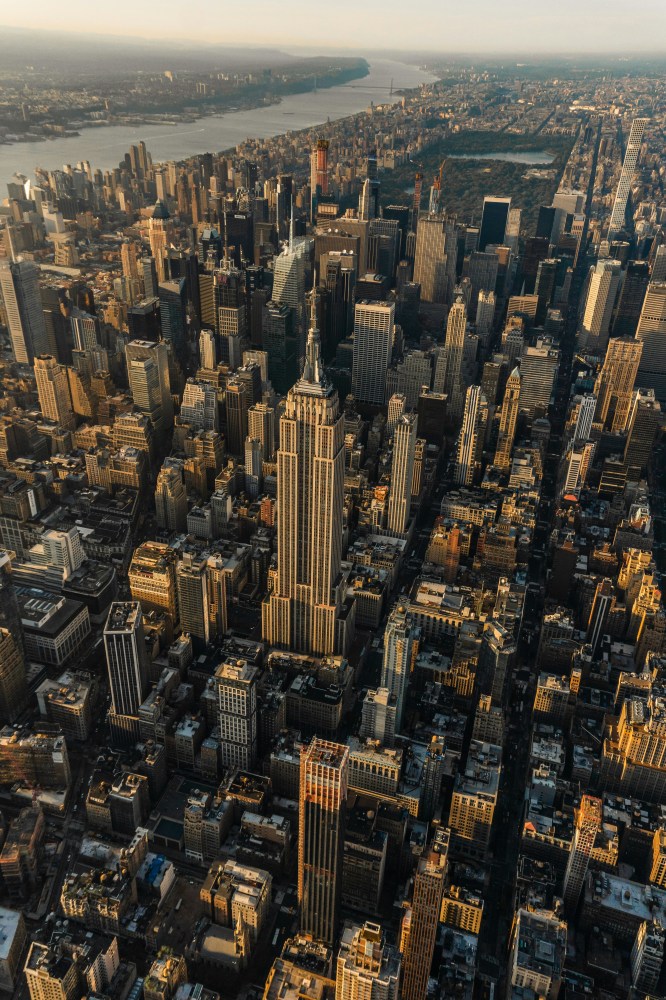 view of manhattan from above