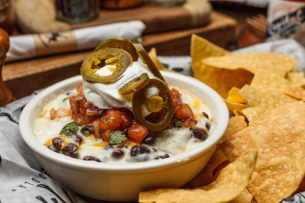 a plate of food on a table